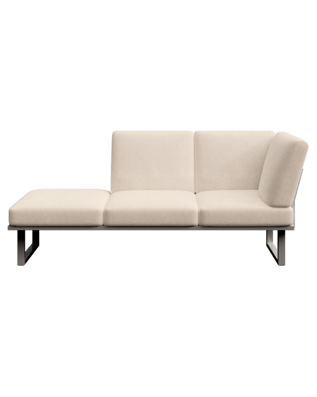 SOLEDO sofa ogrodowa z szezlongiem